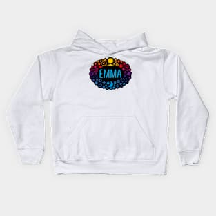 Emma name with stars Kids Hoodie